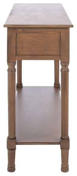 Safavieh Landers 3 Drawer Console, Brown