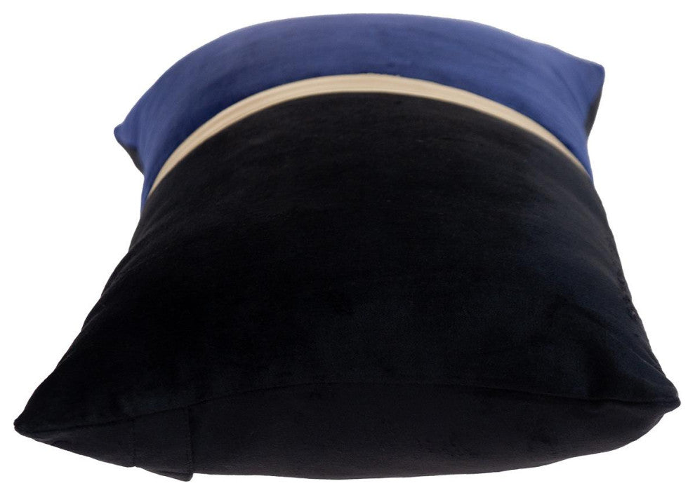 Parkland Collection Myra Blue Throw Pillow, Rectangle