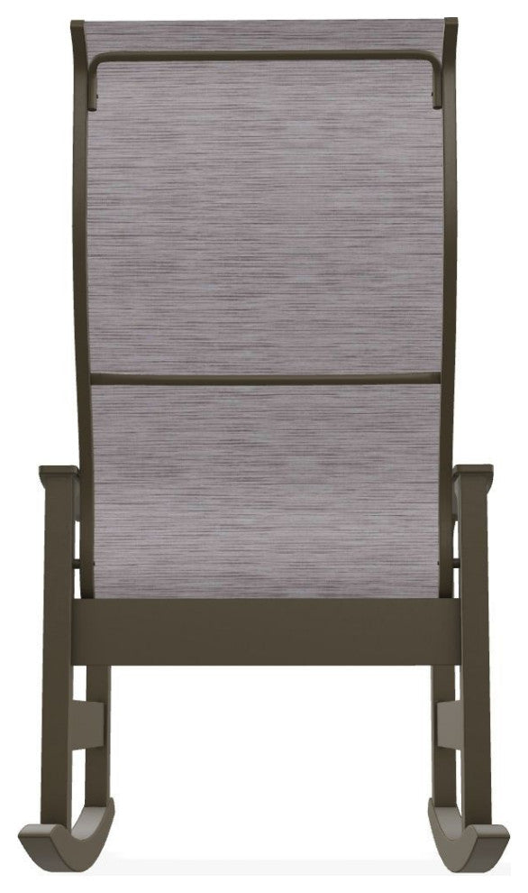 Leeward Sling Outdoor Supreme Rocker, Fossil/Beachwood