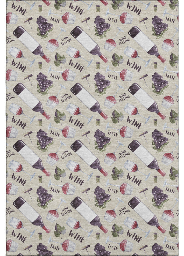 Addison Premium Washable Mayfield AMF169 ivory 9' x 12' Rug