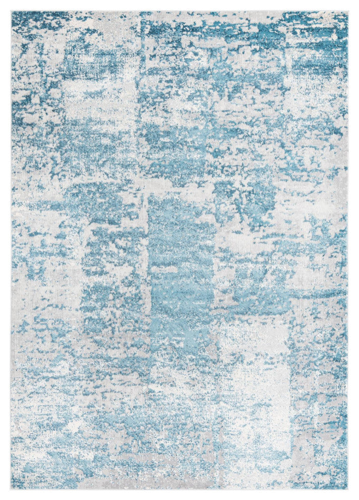 Unique Loom Elizabeth Finsbury Rug, Blue, 7'x10'