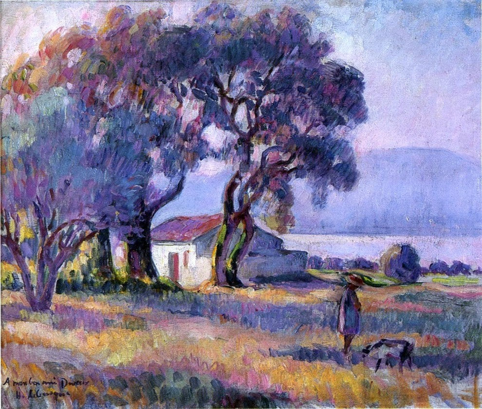 Henri Lebasque A Girl by the Lake Wall Decal