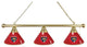 Holland Florida Panthers 3-Shade Billiard Light - Brass Fixture