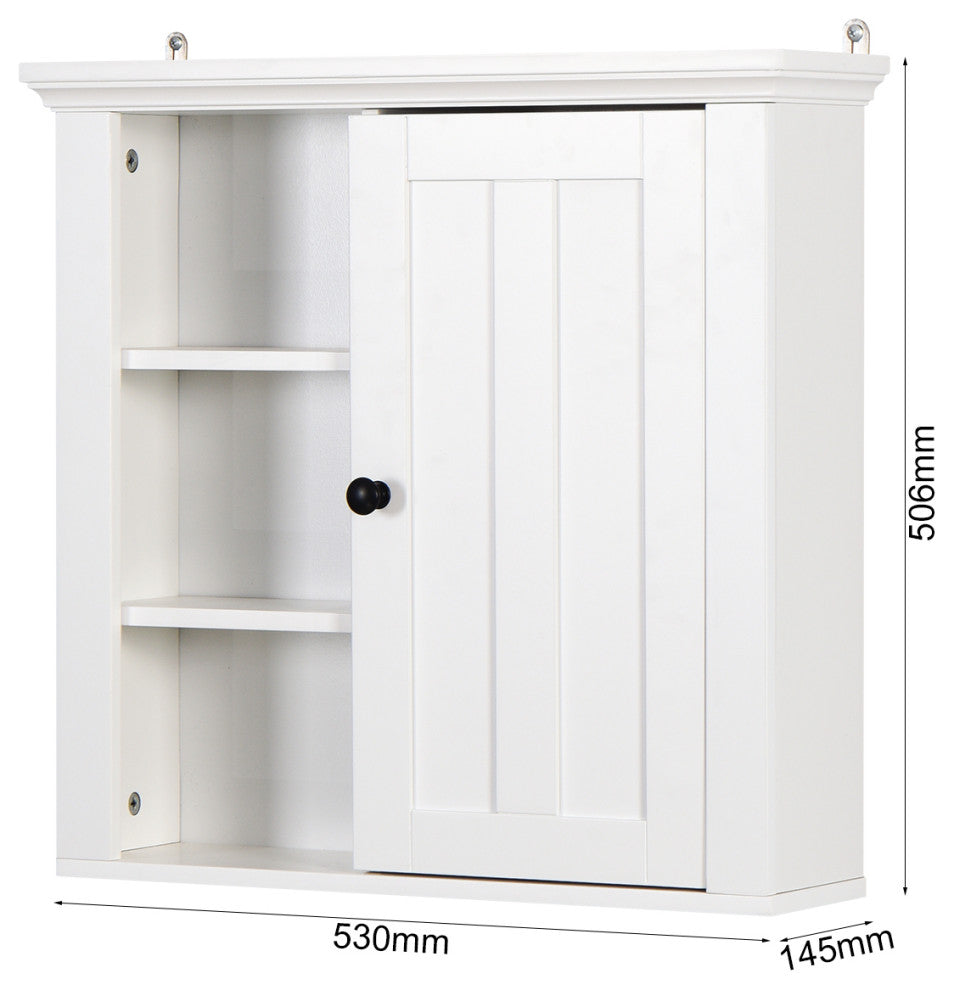 TATEUS bathroom wooden wall cabinet,wall-mounted storage solution 20.86"