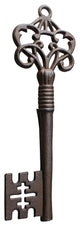 Cast Iron Skeleton Key, Rustic Bronze