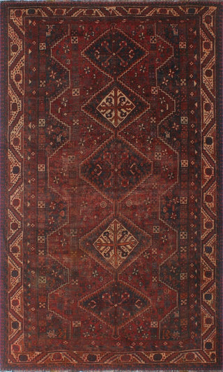 Vintage Distressed Savanna Red Rug 5'8"x9'4"