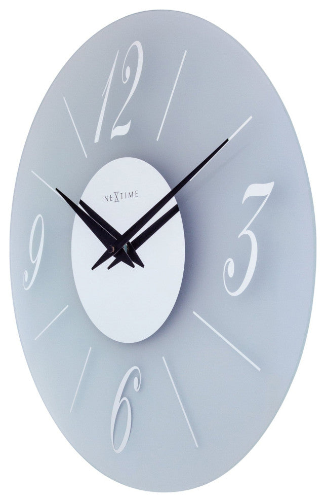 Dali, Frosted Glass Wall Clock, Round