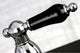 Kingston Brass Widespread Kitchen Faucet With Brass Sprayer, Polished Chrome