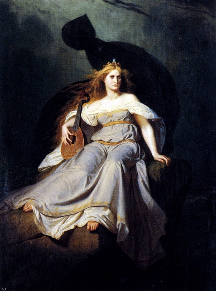 Karl Adolf Ehrhardt The Muse Of Music Wall Decal