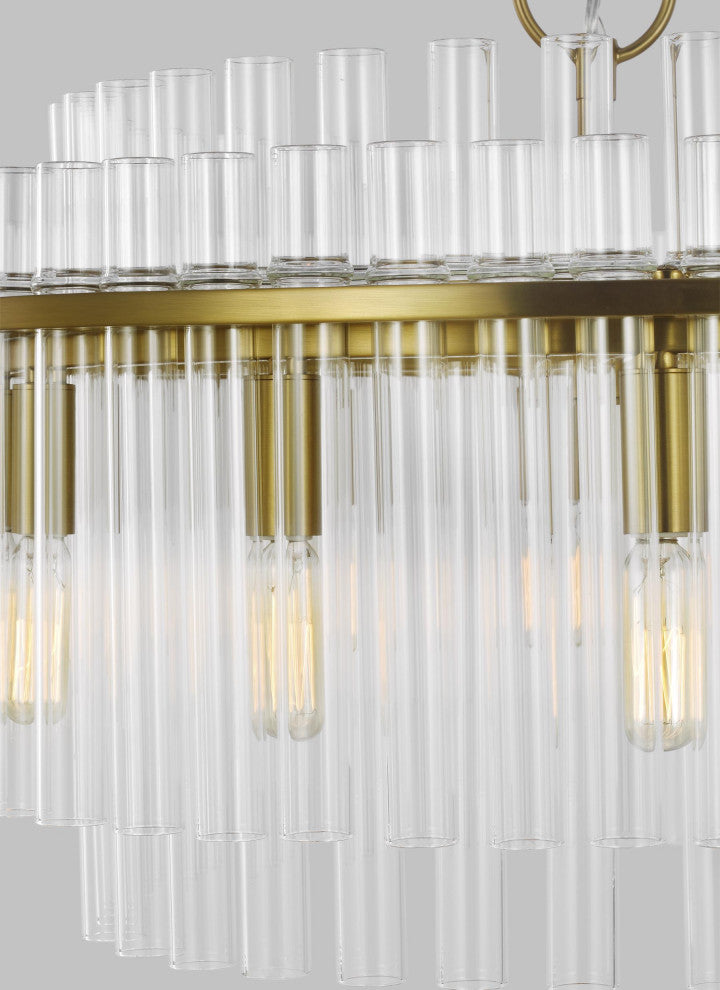 Beckett Medium Chandelier, Burnished Brass