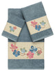 Caroline 3 Piece Embellished Towel Set
