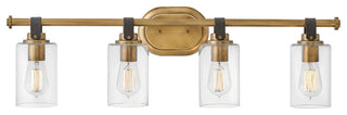 Hinkley Lighting 52884 Halstead 4 Light 32"W Bathroom Vanity - Heritage Brass
