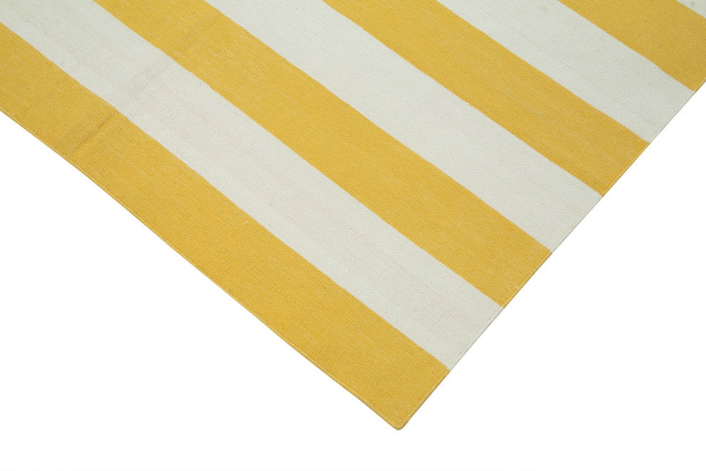 Rug N Carpet - Handmade Wool 3' 6'' x 5' 6'' Flatweave Dhurrie Kilim Rug