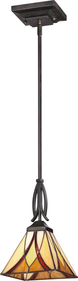 Quoizel TFAS1507VA One Light Mini Pendant Asheville Valiant Bronze
