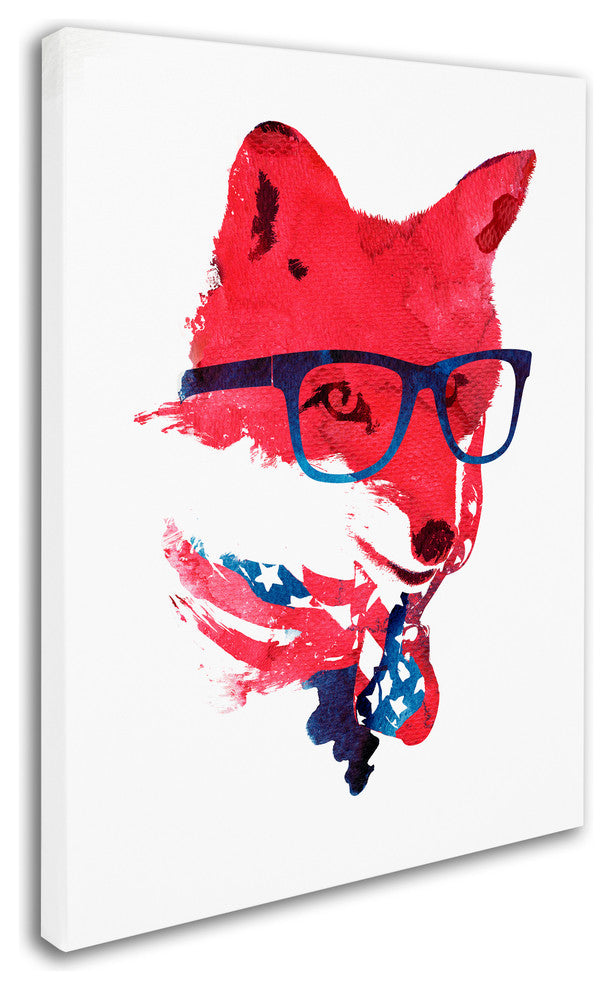 Robert Farkas ''American Fox'' Canvas Art, 24x18