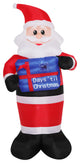 7-Ft. Pre-Lit Inflatable Santa Countdown