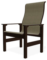 Leeward Sling Outdoor Armchair, Elevation Stone/Kona