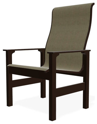 Leeward Sling Outdoor Armchair, Elevation Stone/Kona