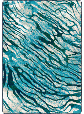 Sea Dive, Aqua, 8'x11'