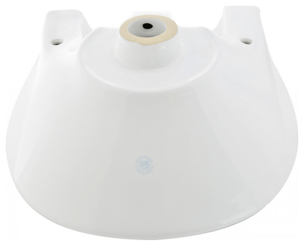 White Bathroom Sink Pedestal Sink Porcelain Set of 4