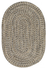 Colonial Mills Rug Laffite Tweed Gray Oval, 9x11