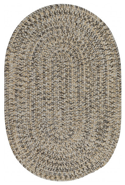 Colonial Mills Rug Laffite Tweed Gray Oval, 9x11