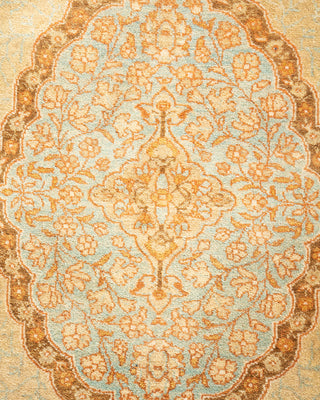 Mogul, One-of-a-Kind Hand-Knotted Area Rug Yellow, 4' 9" x 6' 7"