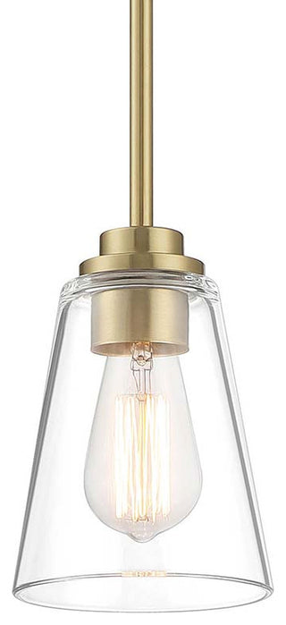 Designers Fountain 95730 Westin 5"W Mini Pendant - Brushed Gold