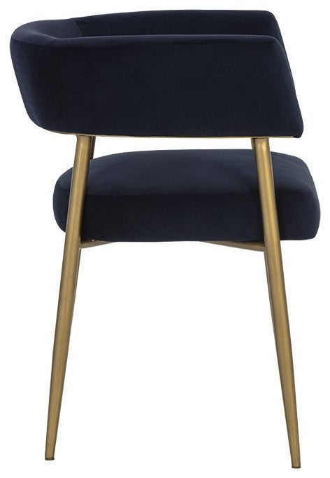 Maestro Dining Armchair, Abbington Navy