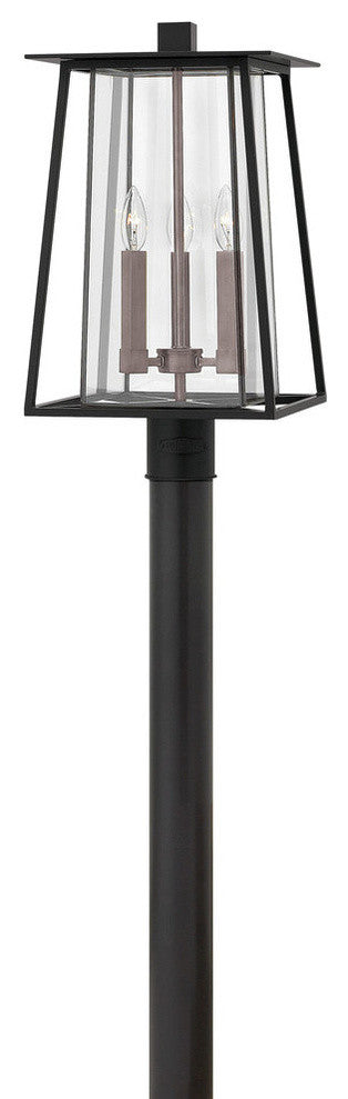 Outdoor Walker Post Top/ Pier Mount in Black