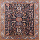 Ahgly Company Indoor Square Mid-Century Modern Area Rugs, 7' Square