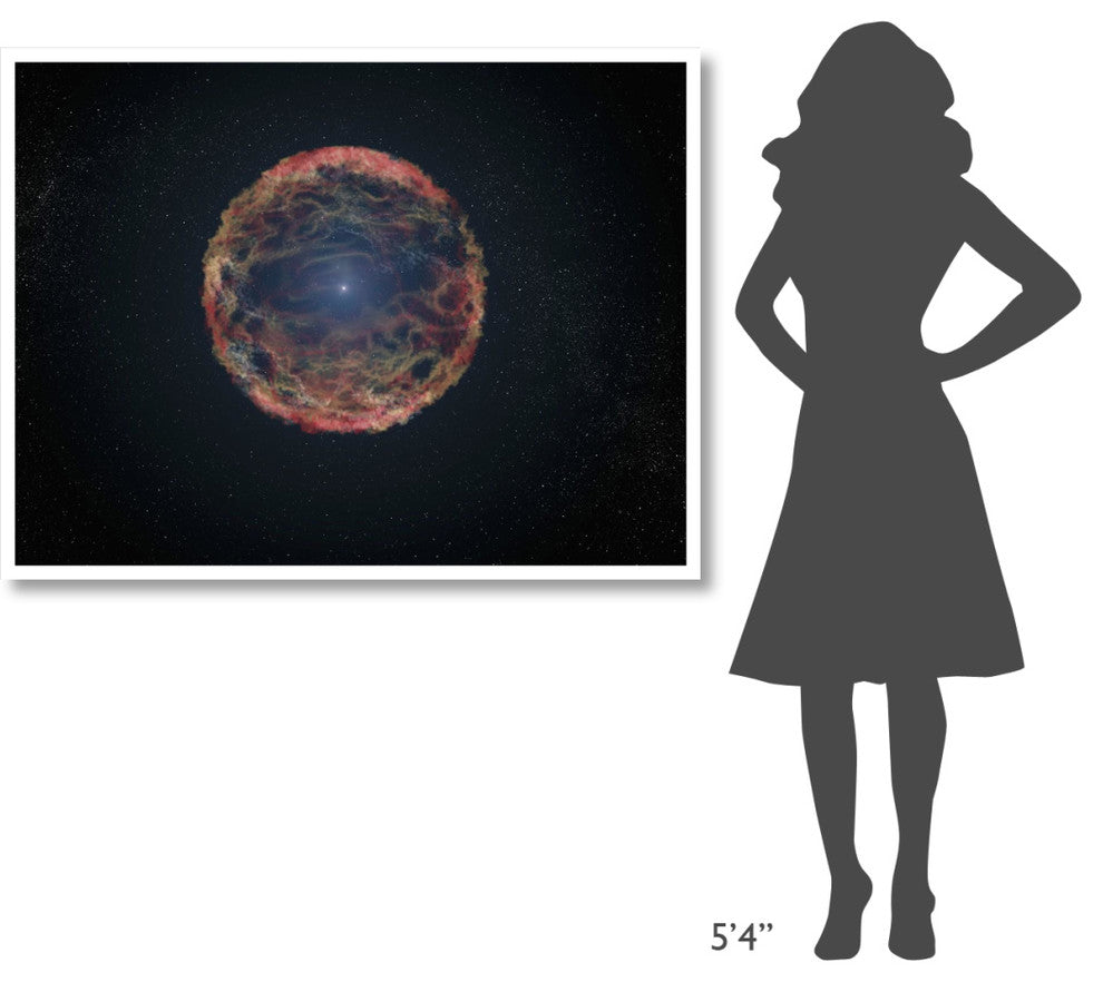 "Artist's Impression of Supernova 1993J" Digital Paper Print by NASA, 50"x38"