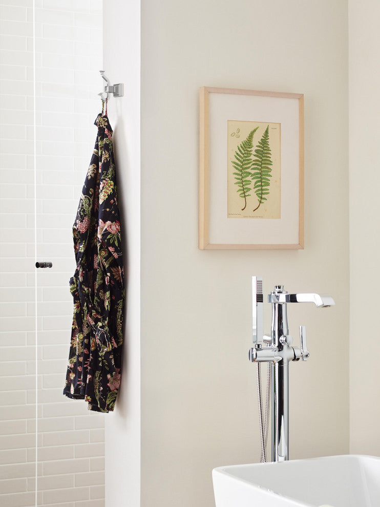Mulholland Traditional Single Robe Hook, Chrome