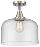 INNOVATIONS LIGHTING 447-1C-SN-G74-L X-Large Bell Flush Mount