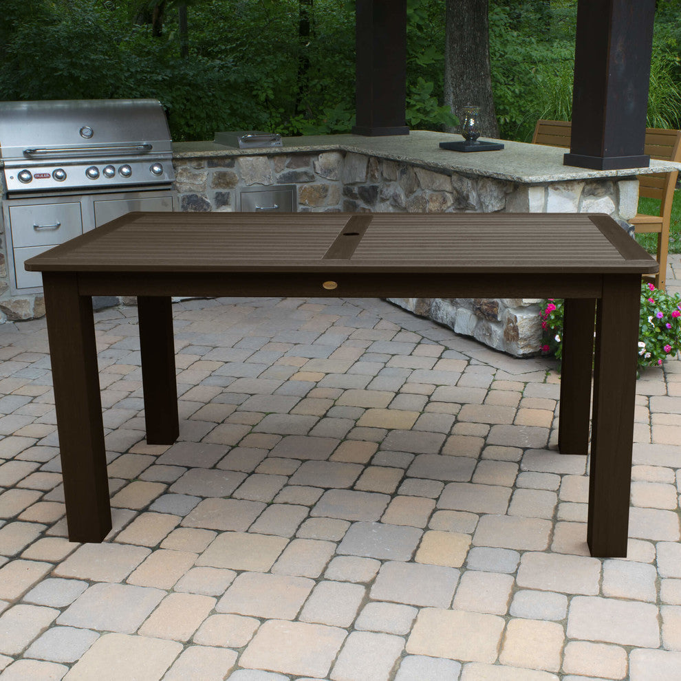 Hamilton 7-Piece Rectangle Dining Set, Weathered Acorn