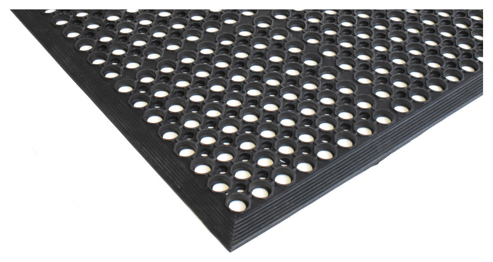 Calloway Mills True Step Open Circle Rubber Doormat, 24"x36"