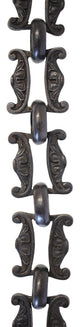 RCH Hardware Brass Vintage Chandelier Chain, 3', Oil Bronzed Black, U35