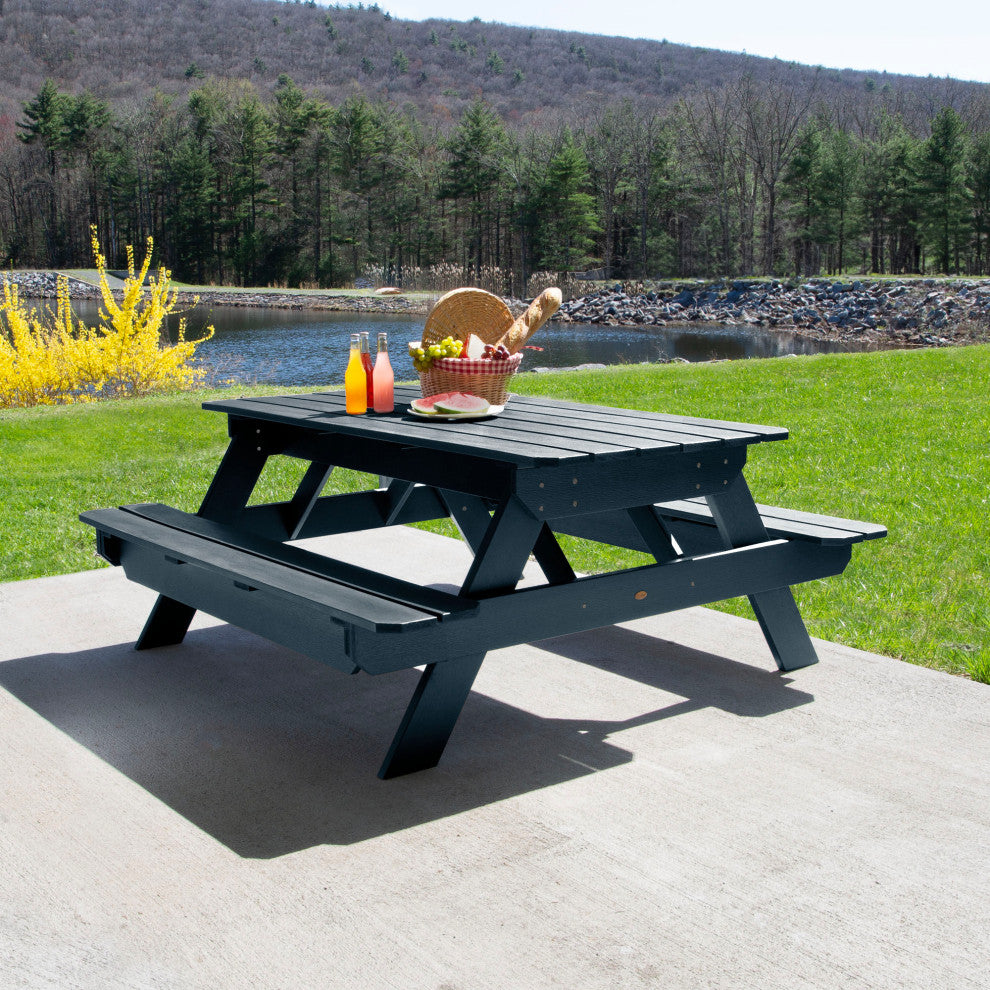 Hometown Picnic Table, Federal Blue