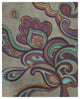 "Bohemian Paisley I Aubergine" Digital Paper Print by Silvia Vassileva, 18"x22"