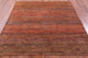 6' Square Super Savannah Gabbeh Hand Knotted Wool and Silk Rug Q11914
