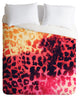 Deny Designs Caleb Troy Leopard Storm Fire Duvet Cover - Lightweight