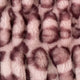 Plutus Pink Leopard Faux Fur Luxury Throw Pillow, Pink, 12" x 20"