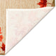 Ravella Falling Leaves Border Indoor/Outdoor Rug Natural 5'x7'6"
