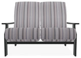 St. Catherine Deep Seat Outdoor Loveseat, Sensory Dove/Graphite
