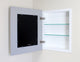 Concealed Picture Frame Medicine Cabinet, Light Gray, 14"x18"