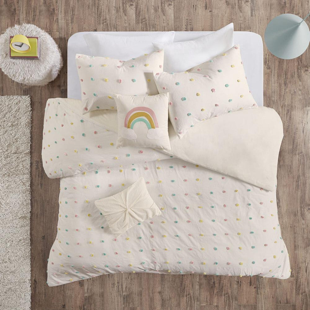 100% Cotton Jacquard 5pcs Duvet Cover Set