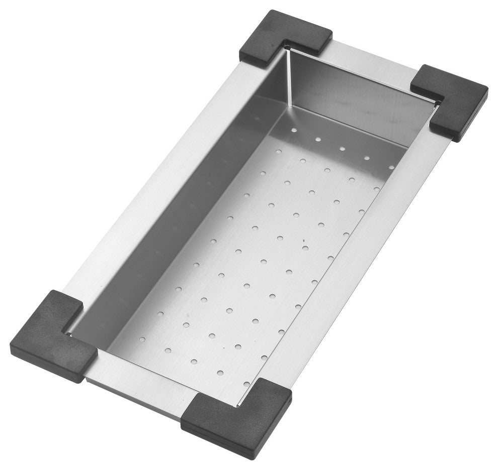 Starstar Stainless Steel Colander For Workstation Kitchen Sink, 13.5/8x8.5/8