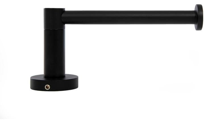 Italia Florence Series Matte Black Toilet Paper Holder