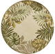 KAS Havana 2635 Ivory Paradise Area Rug, 7'6" Round