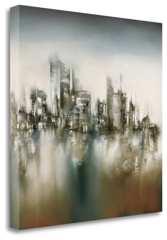 "Urban Haze" By J.P. Prior, Giclee Print on Gallery Wrap Canvas, Ready to Hang